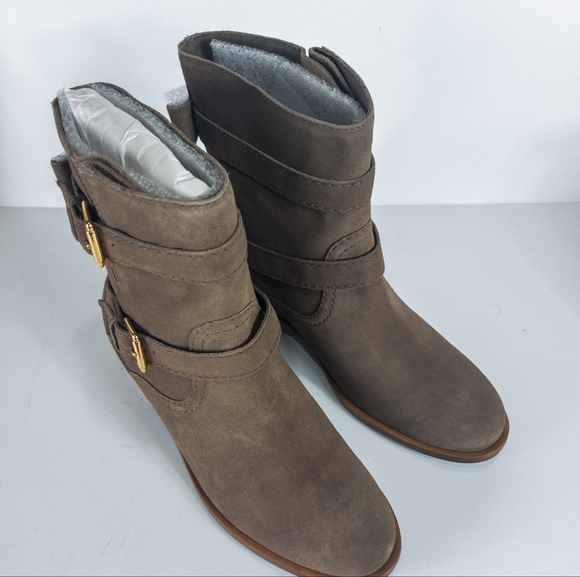 Kate Spade New York Sabina Buckled Booties Mousse -7.5 - Picture 11 of 12